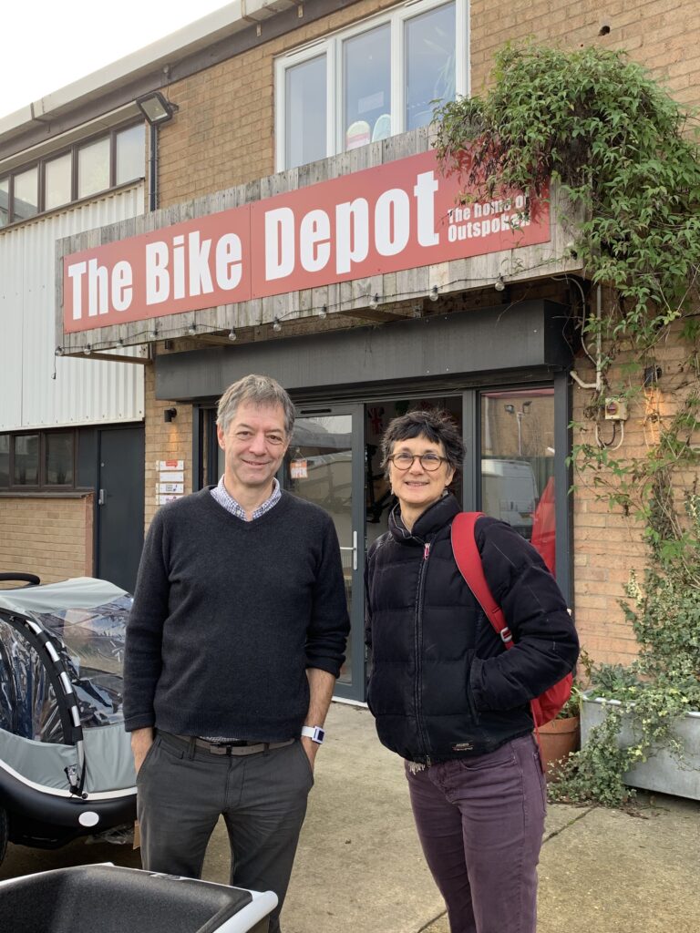 Katie and Rob of Outspoken Cycles