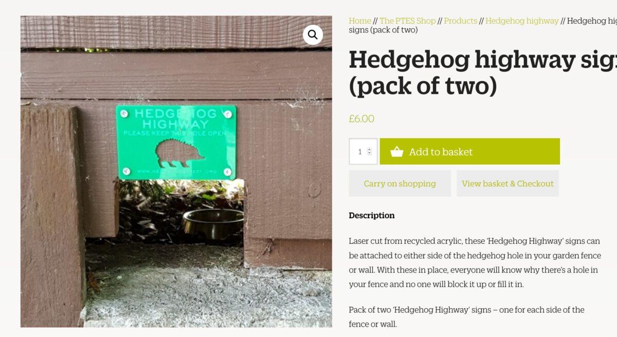 Helping our Hedgehogs Get Around