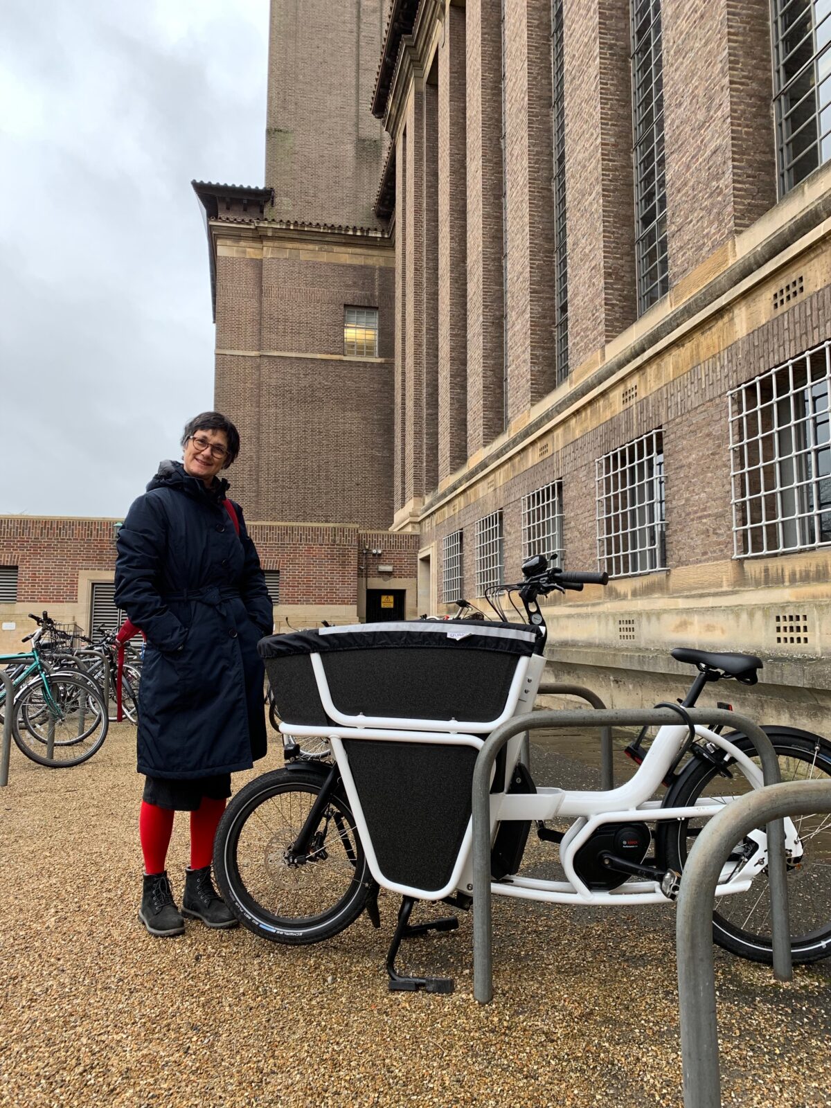 Katie and Cargo Bike