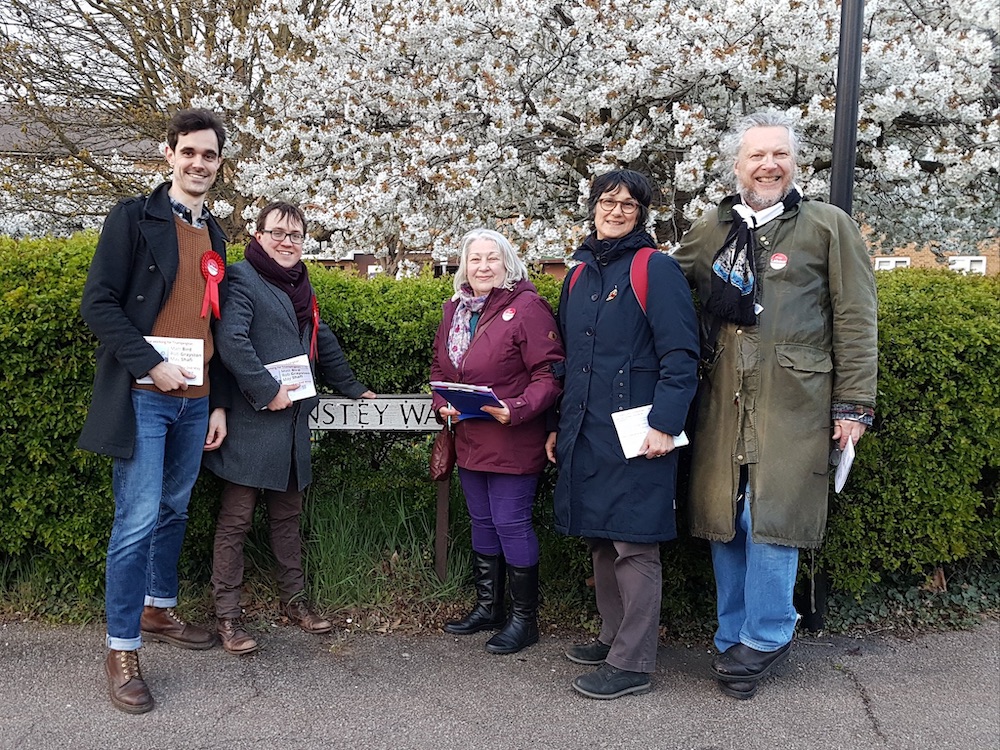 Campaigning in Trumpington