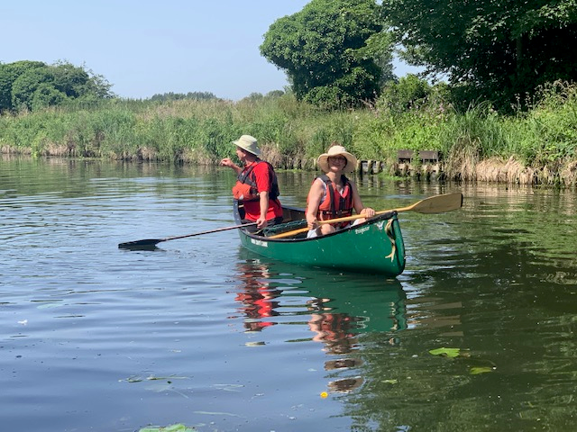 Clearing Floating Pennywort from the Cam