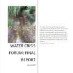 Report on Water Crisis Forum