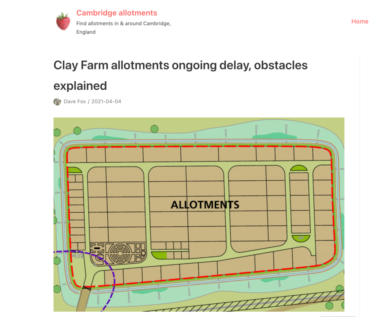 Sorting out Clay Farm Allotments