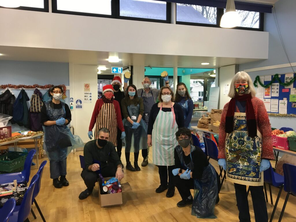 Food Hub Volunteers at Christmas 2020