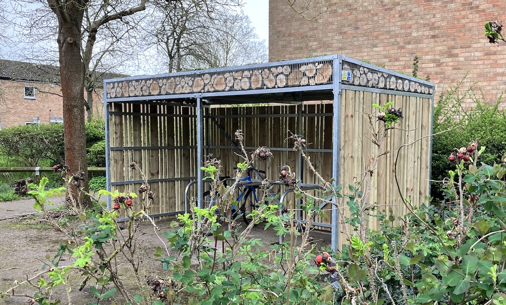 Great to See New Bike Shelter